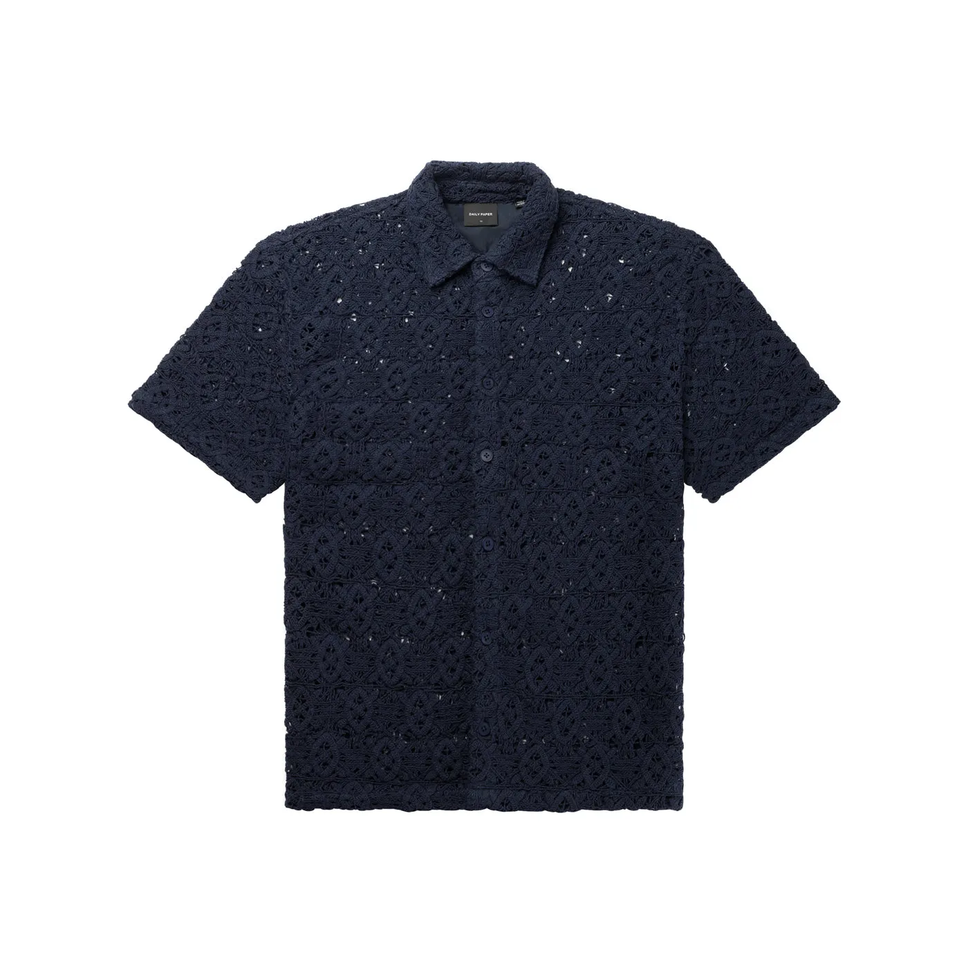 Maritime Blue Lace Shield Shirt sold by Daily Paper product image thumbnail 5