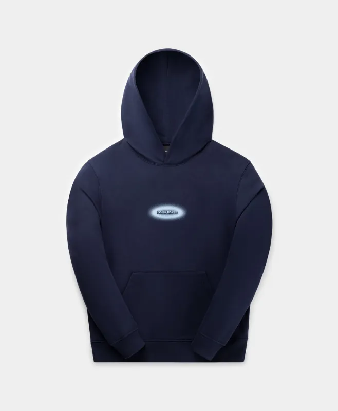 Maritime Blue Dotted Logo Hoodie sold by Daily Paper