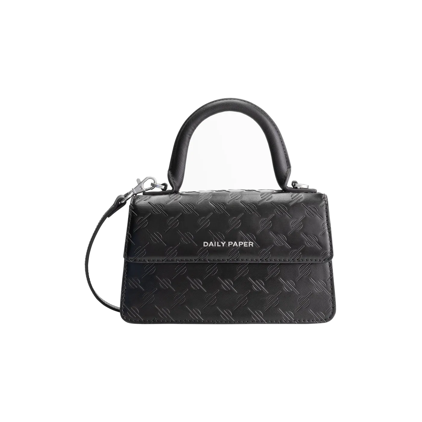 Black Meru Mini EMB Monogram Bag sold by Daily Paper product image thumbnail 4