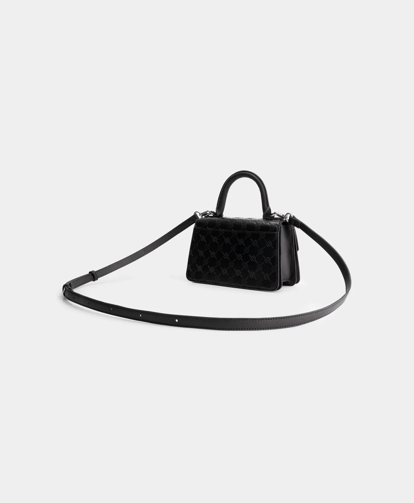 Black Meru Mini EMB Monogram Bag sold by Daily Paper product image thumbnail 2