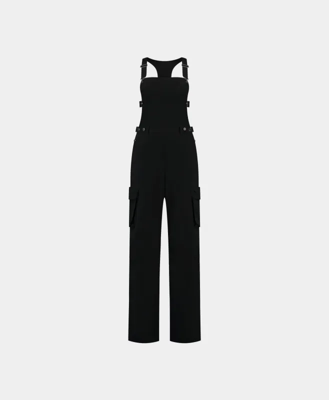 Black Cotton Dungaree sold by Daily Paper