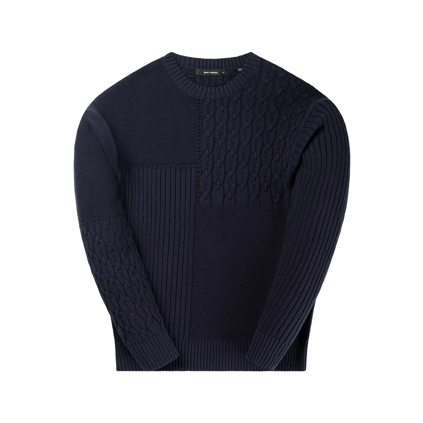 Naval Academy Patchwork Knit Sweater sold by Daily Paper product image thumbnail 4