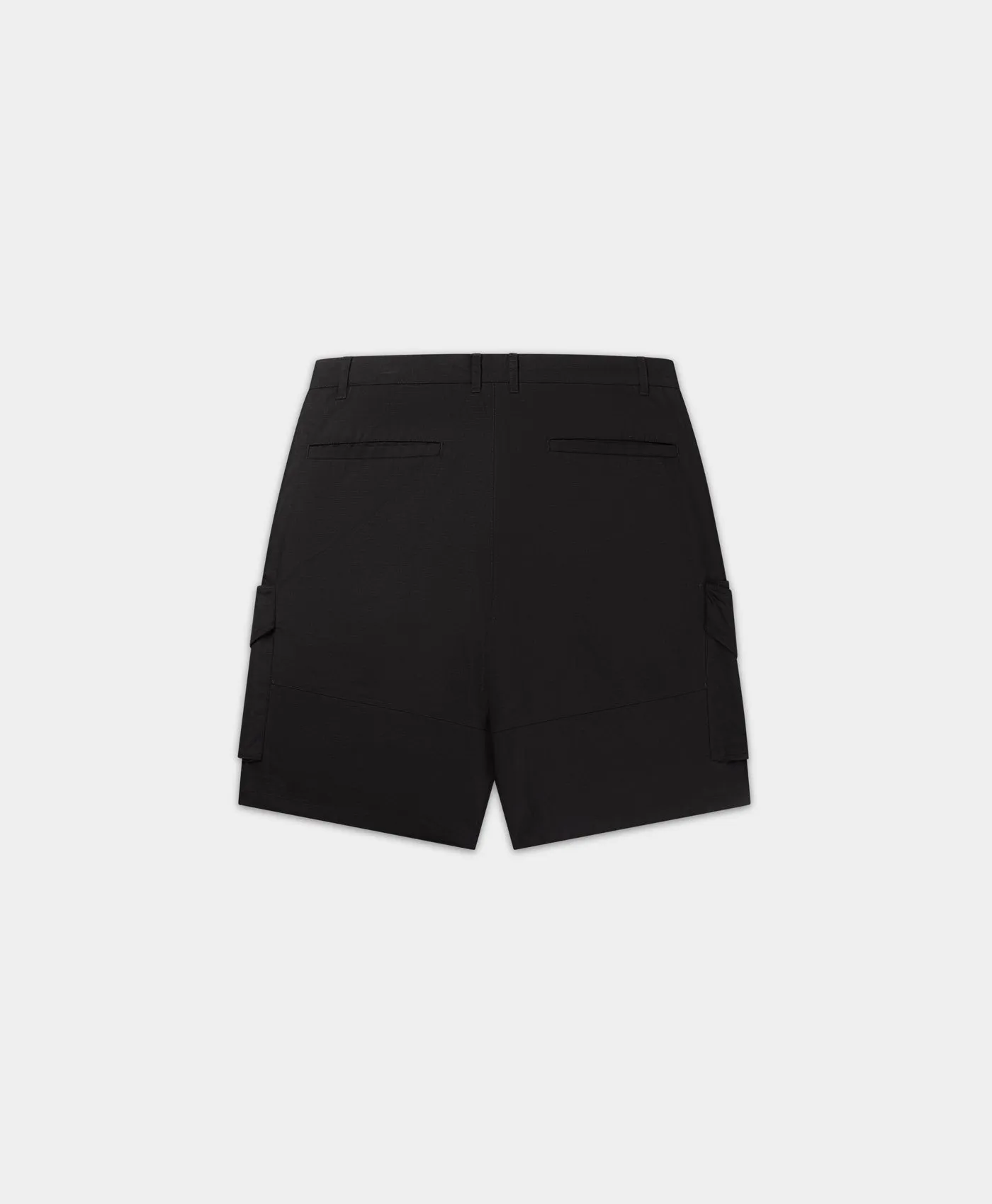 Black Oyster Cotton Cargo Shorts sold by Daily Paper product image thumbnail 2