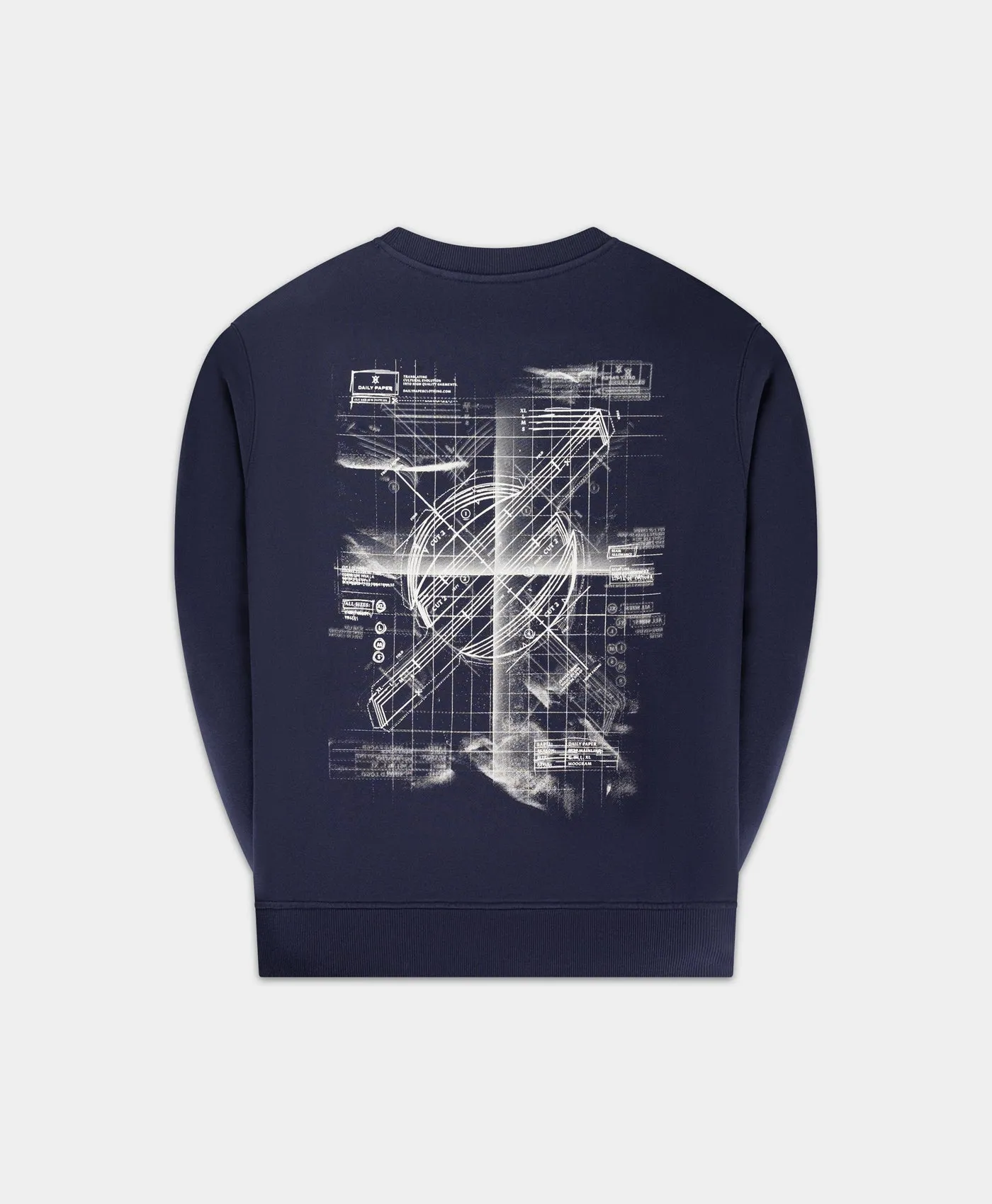 Maritime Blue Craft Sweater sold by Daily Paper