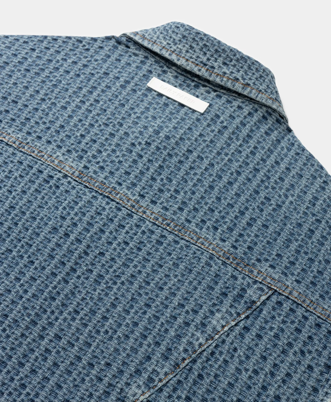 Light Blue Relaxed Denim Jacket sold by Daily Paper product image thumbnail 4