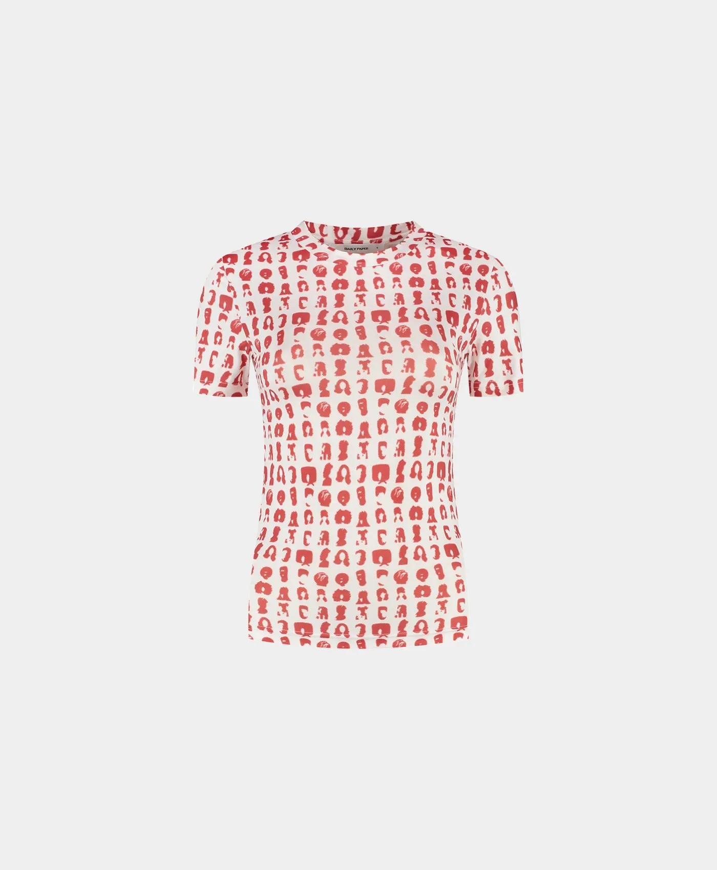 White Hair Grid Aop T-Shirt sold by Daily Paper