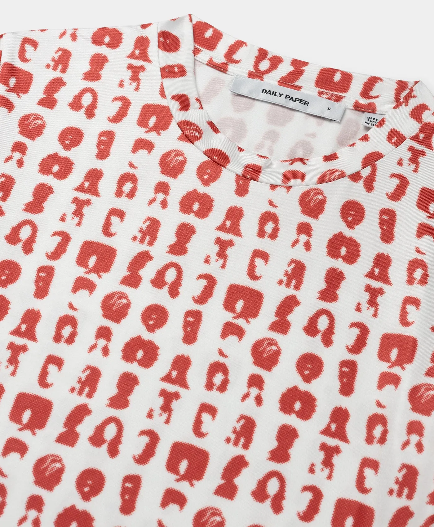 White Hair Grid Aop T-Shirt sold by Daily Paper product image thumbnail 3