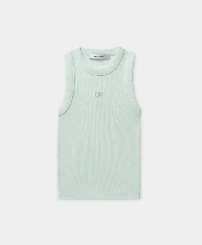 Saltwater Slide Blue Unit Rib Top made by Daily Paper