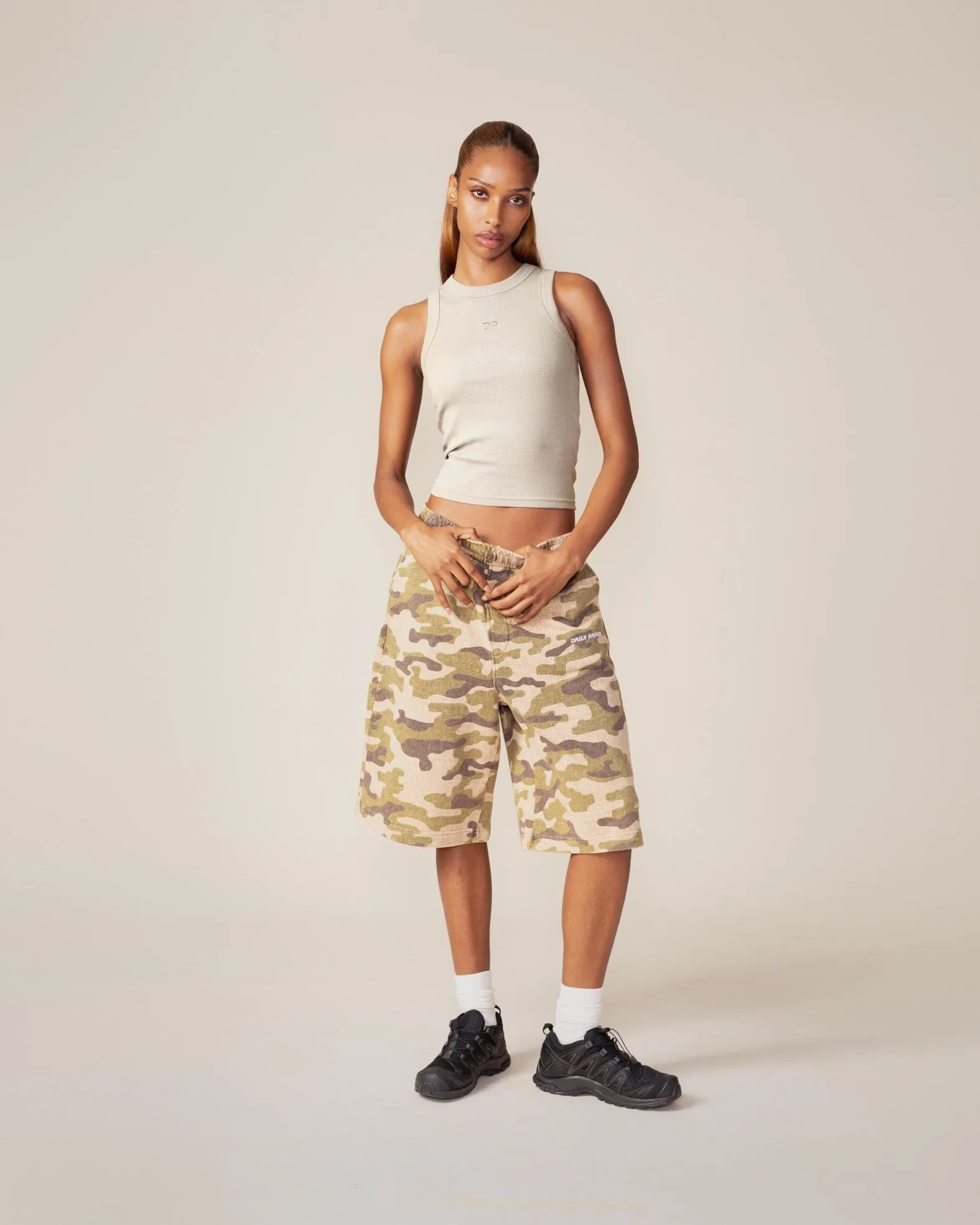 Peyote Beige Unit Rib Top sold by Daily Paper product image thumbnail 3