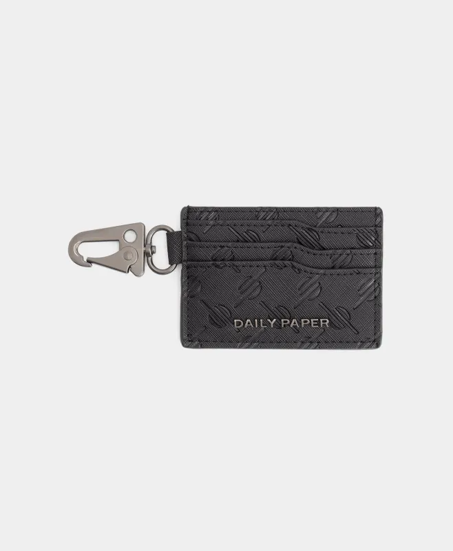 Black EMB Monogram Necard Keychain sold by Daily Paper
