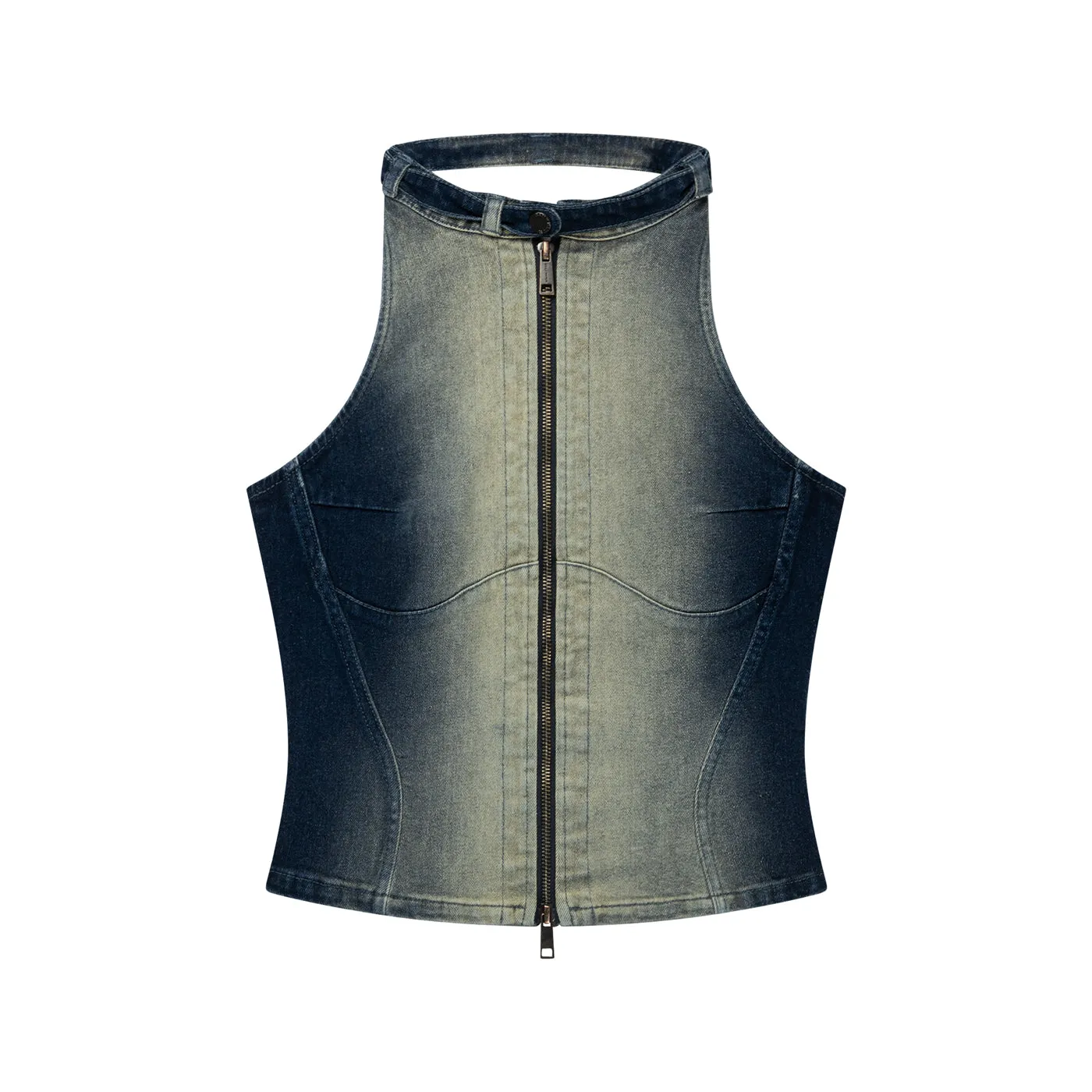 Bleached Denim Blue Top sold by Daily Paper product image thumbnail 5