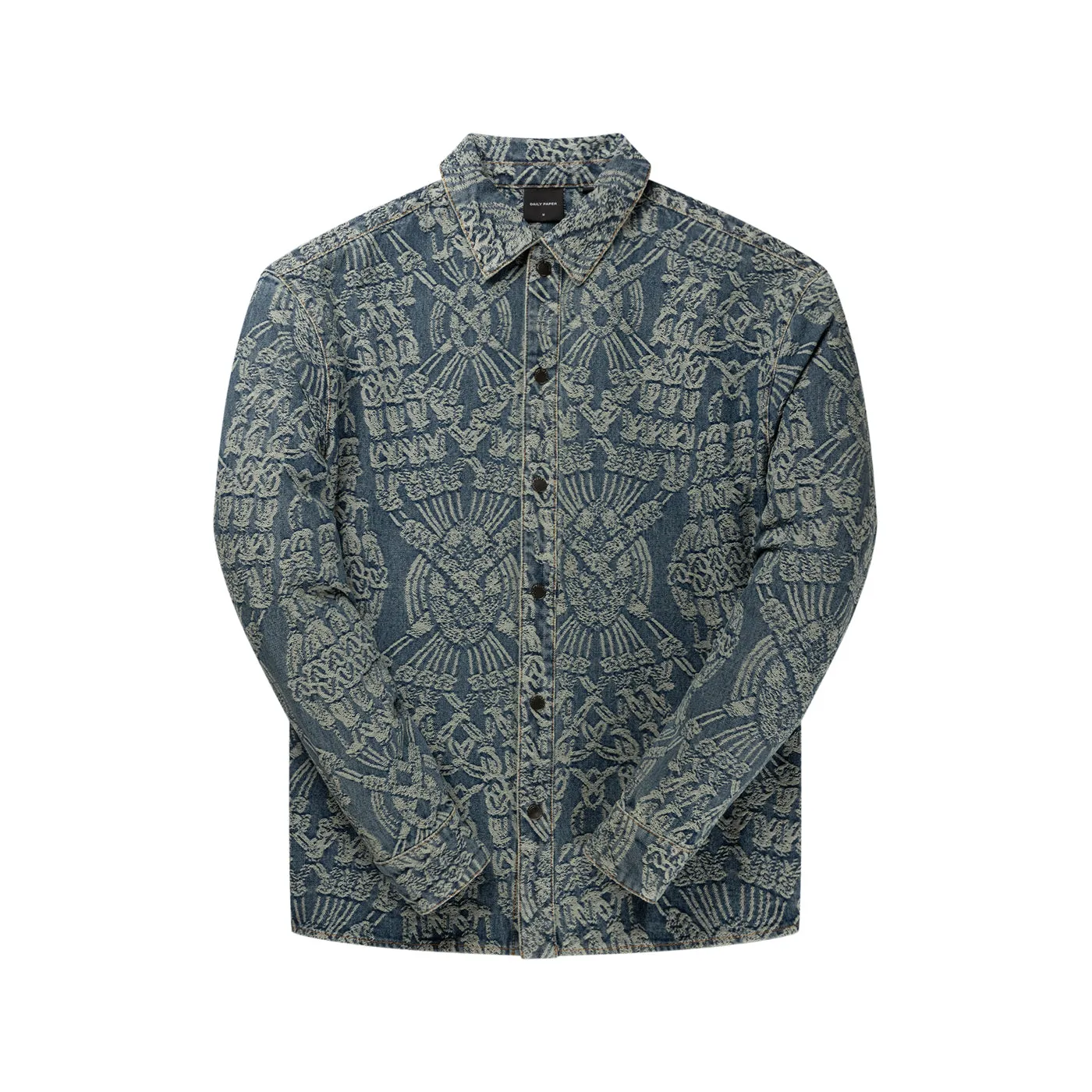 Mid Blue Macrame Rahul Shirt sold by Daily Paper product image thumbnail 5