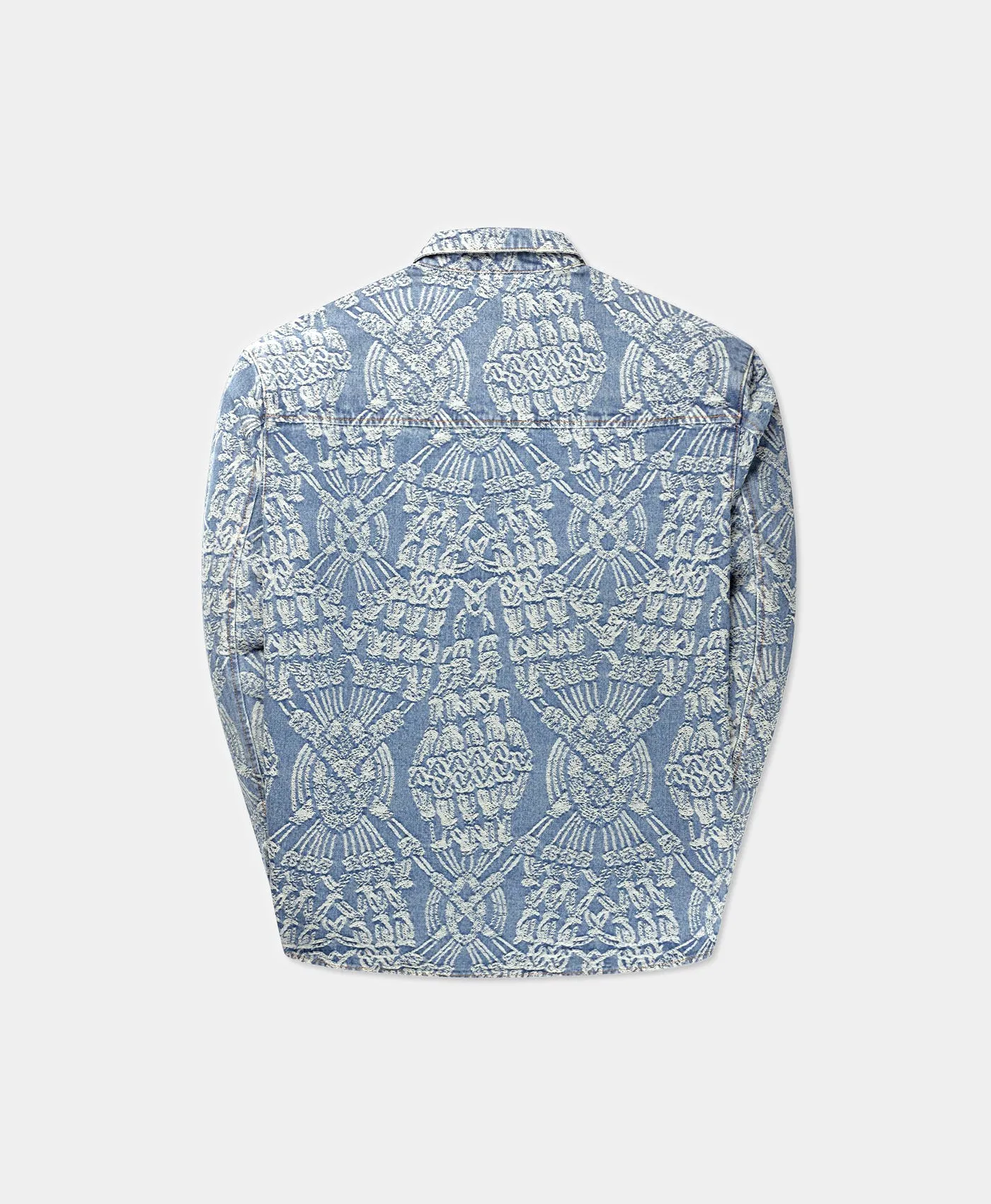 Mid Blue Macrame Rahul Shirt sold by Daily Paper product image thumbnail 2