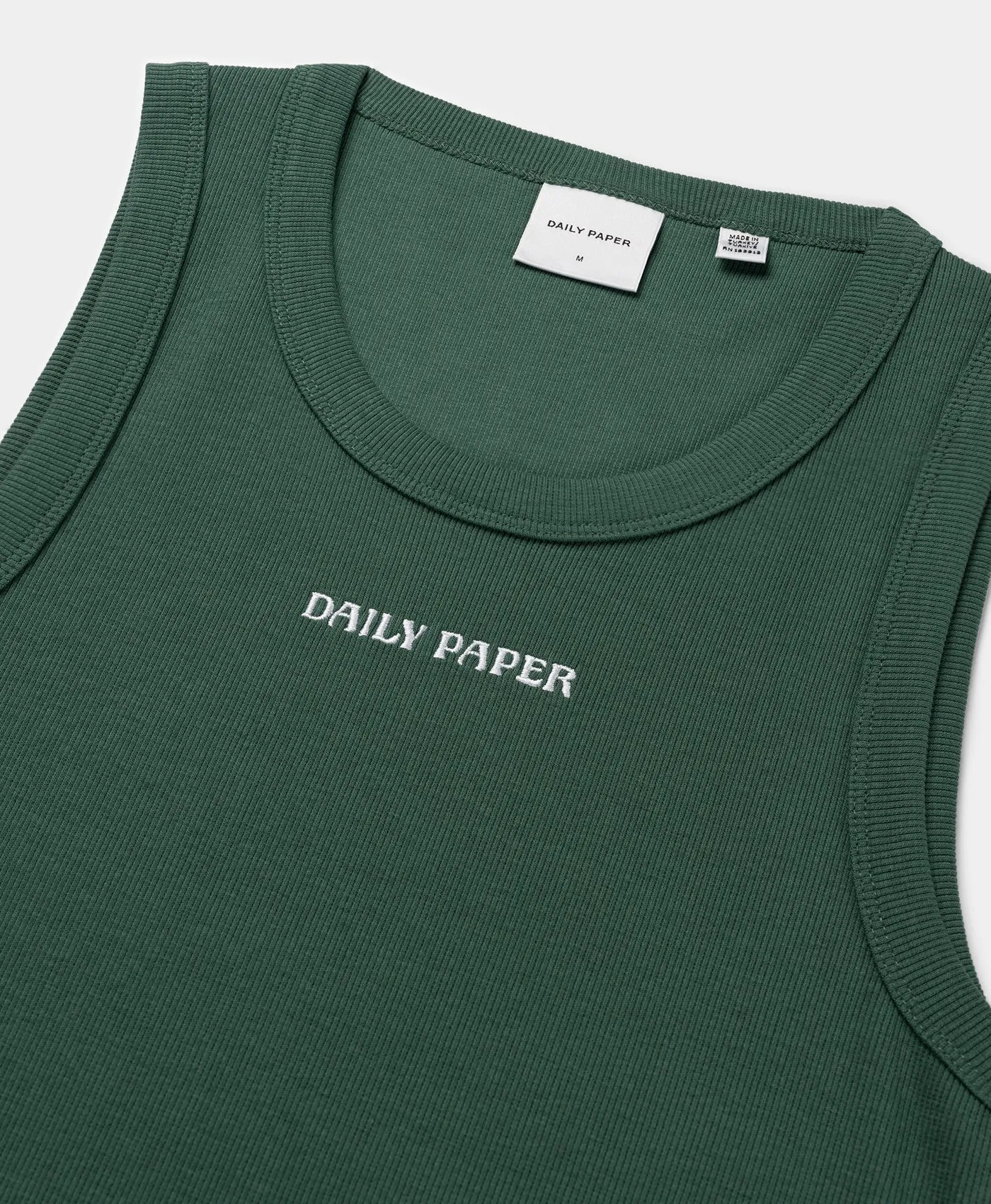 Bistro Green Rib Tank Top sold by Daily Paper product image thumbnail 4