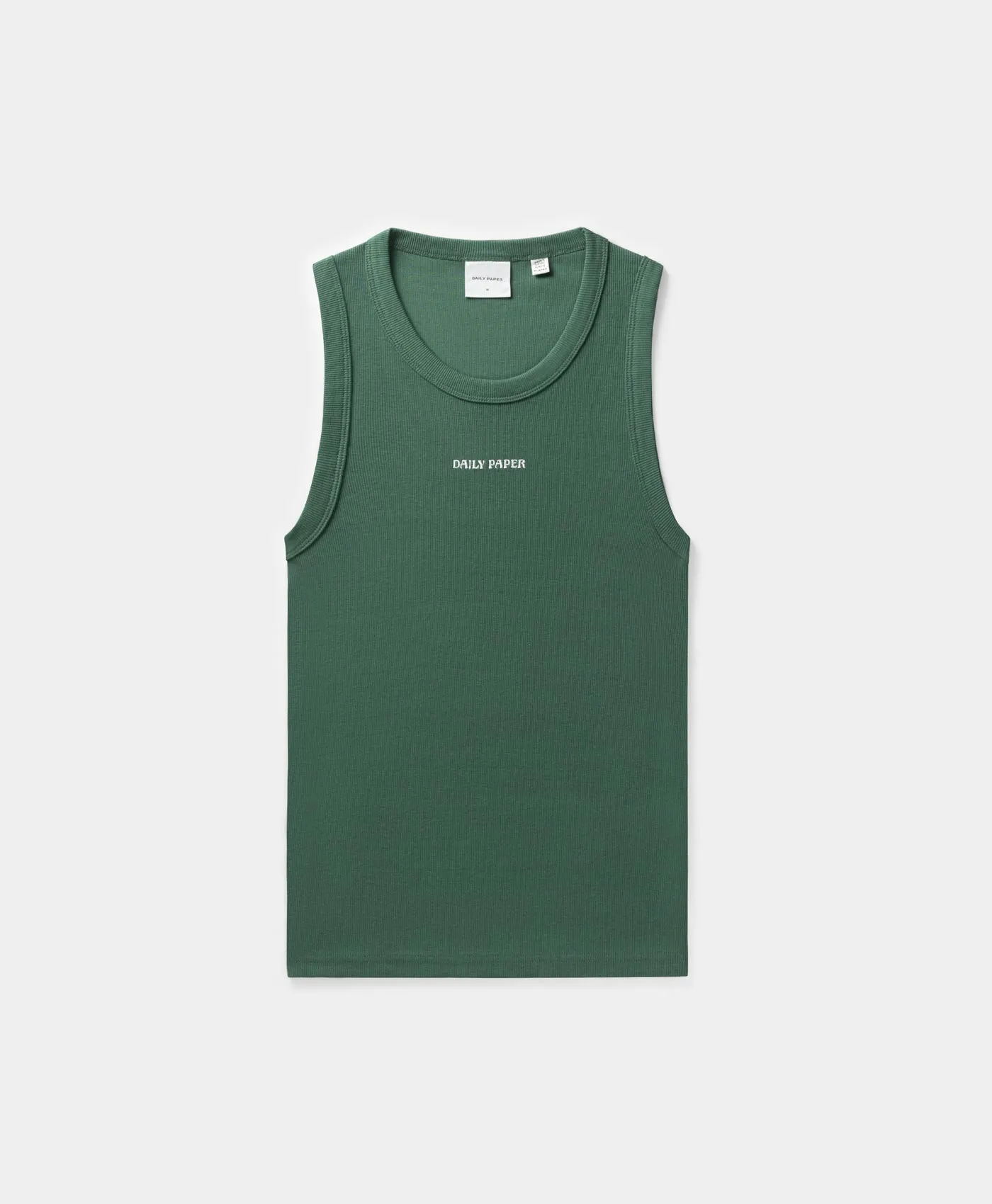 Bistro Green Rib Tank Top sold by Daily Paper
