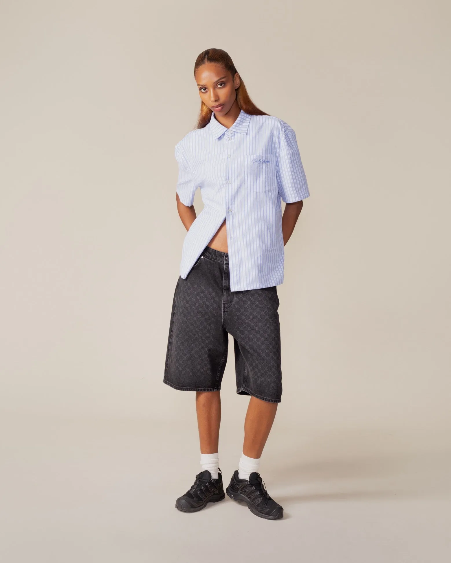 Blue Stripe Shirt sold by Daily Paper product image thumbnail 4