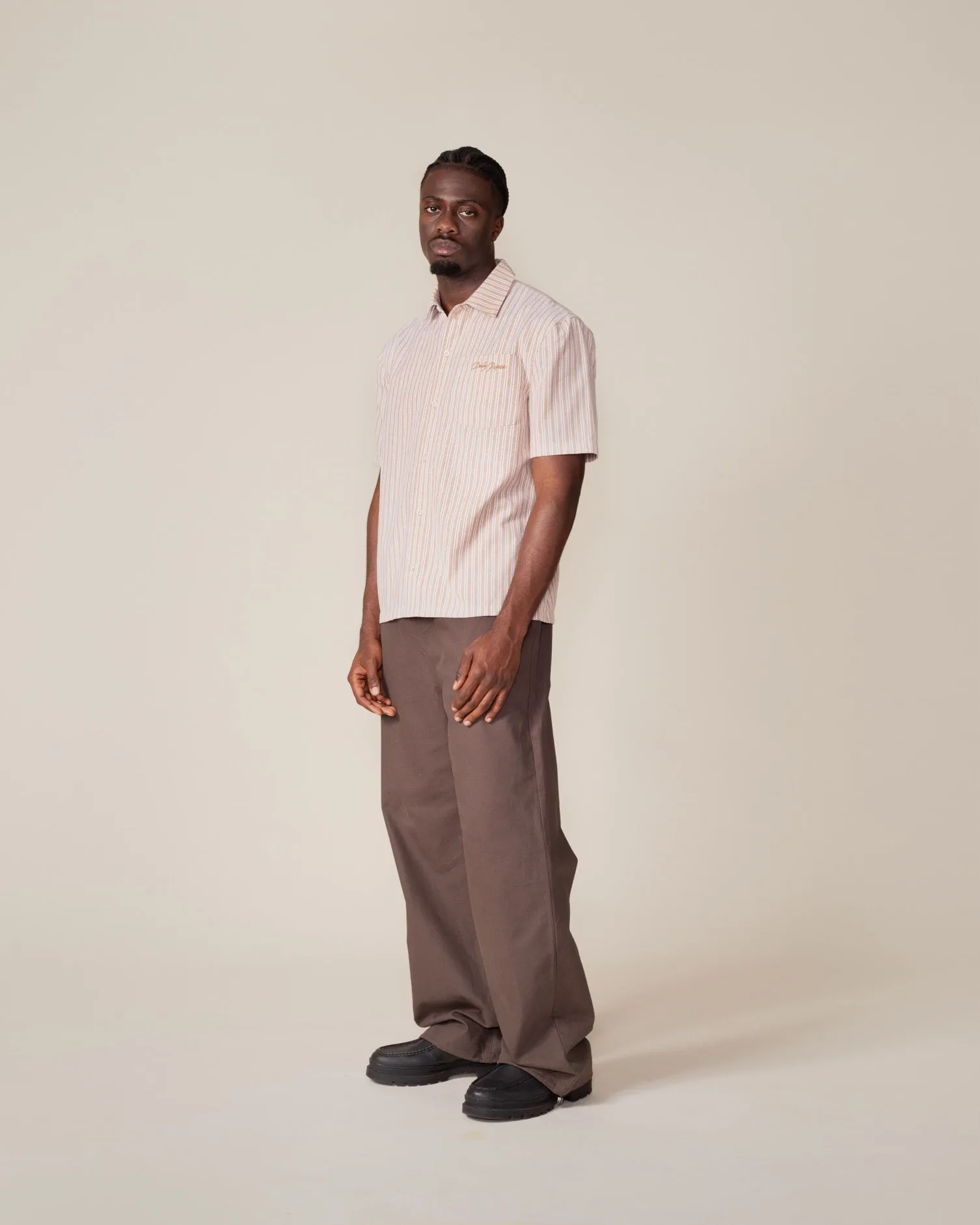 Beige Stripe Shirt sold by Daily Paper product image thumbnail 3