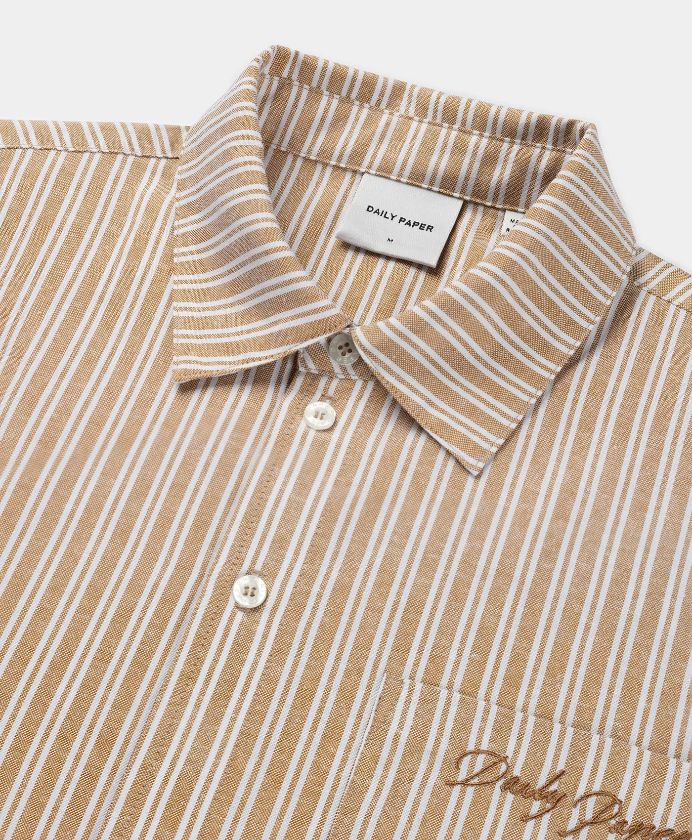 Beige Stripe Shirt sold by Daily Paper product image thumbnail 5