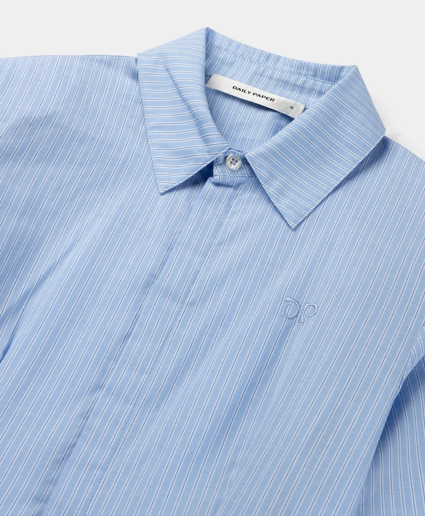 Blue Stripe Fitted Shirt sold by Daily Paper product image thumbnail 4