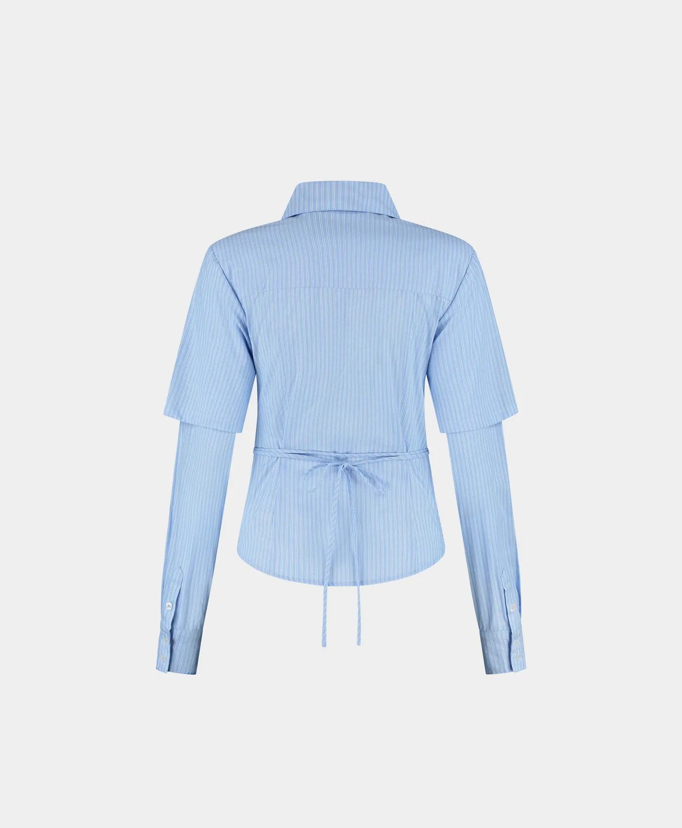 Blue Stripe Fitted Shirt sold by Daily Paper product image thumbnail 2