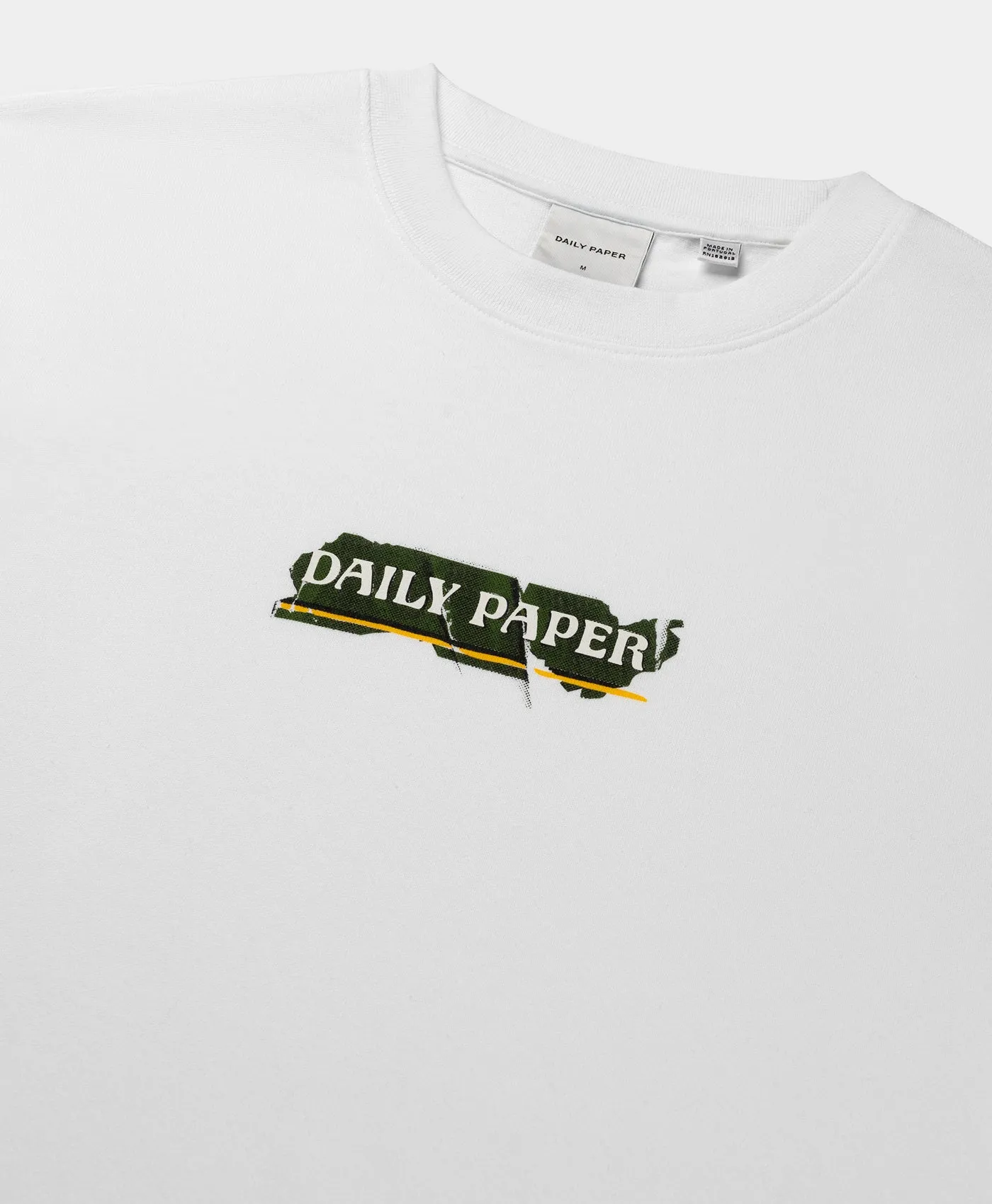 White Sticker T-Shirt sold by Daily Paper product image thumbnail 4
