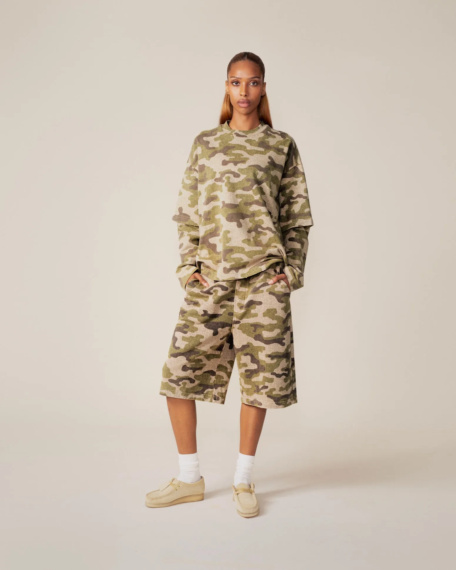 Croc Camo Shorts sold by Daily Paper product image thumbnail 3