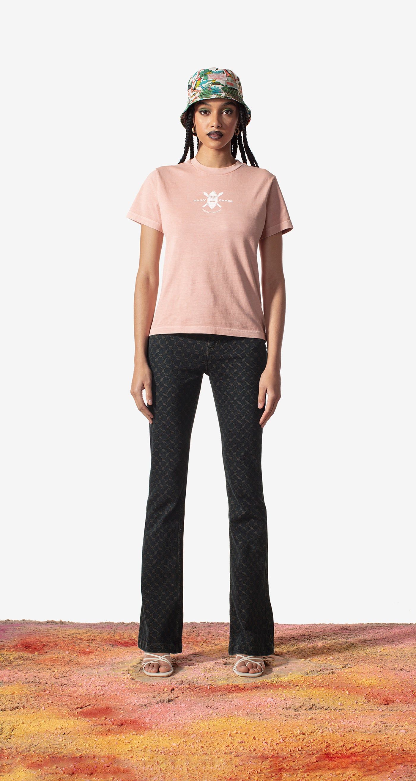 Pink Palma T-Shirt sold by Daily Paper product image thumbnail 3