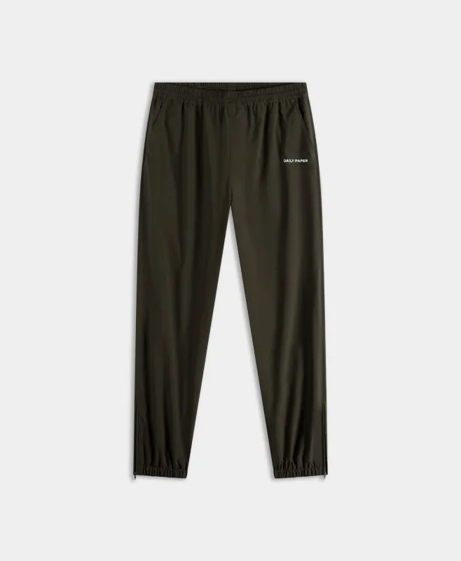 Rosin Green Eward Crinkle Pants sold by Daily Paper