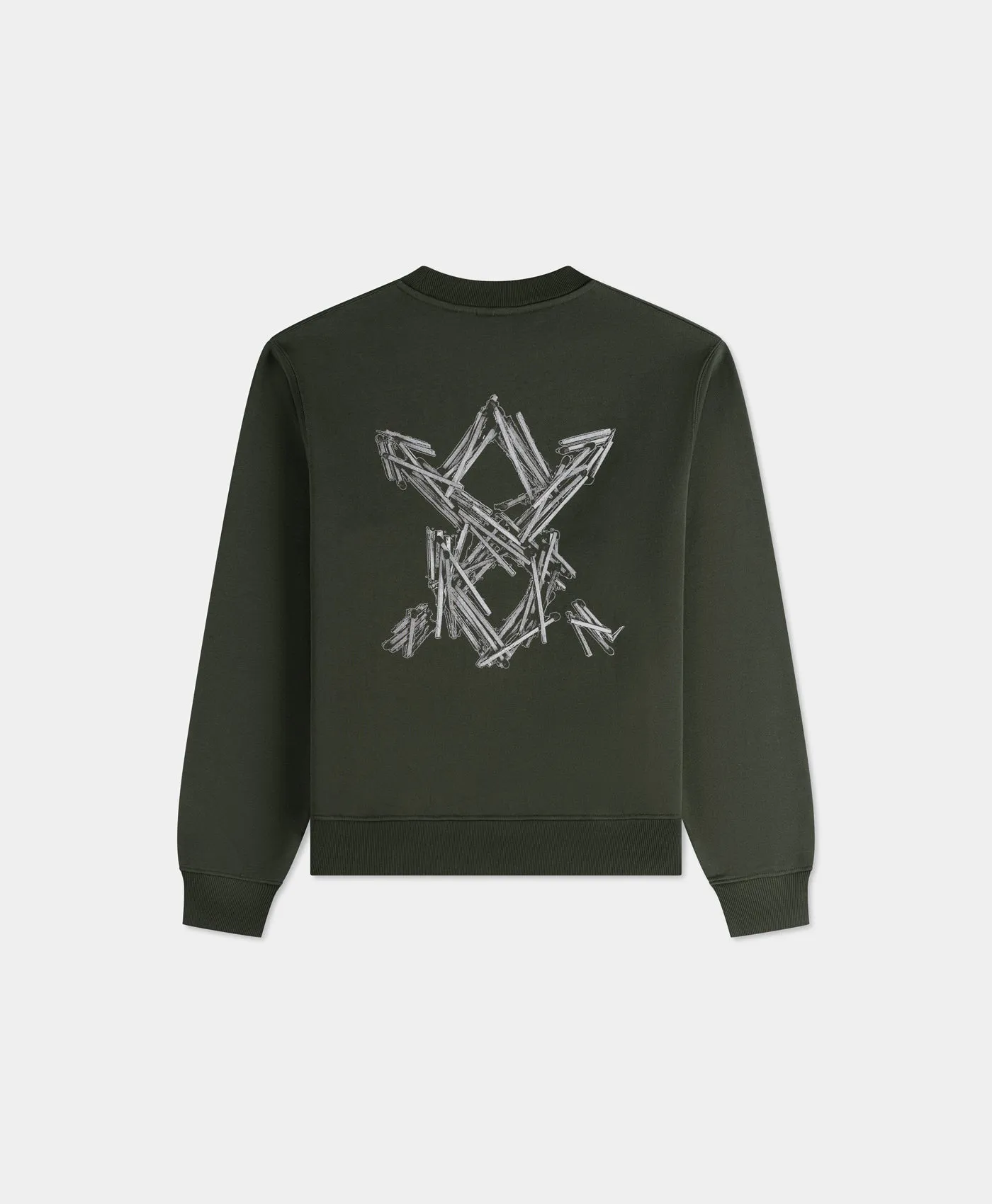 Rosin Green Matchstick Shield Sweater sold by Daily Paper product image thumbnail 2