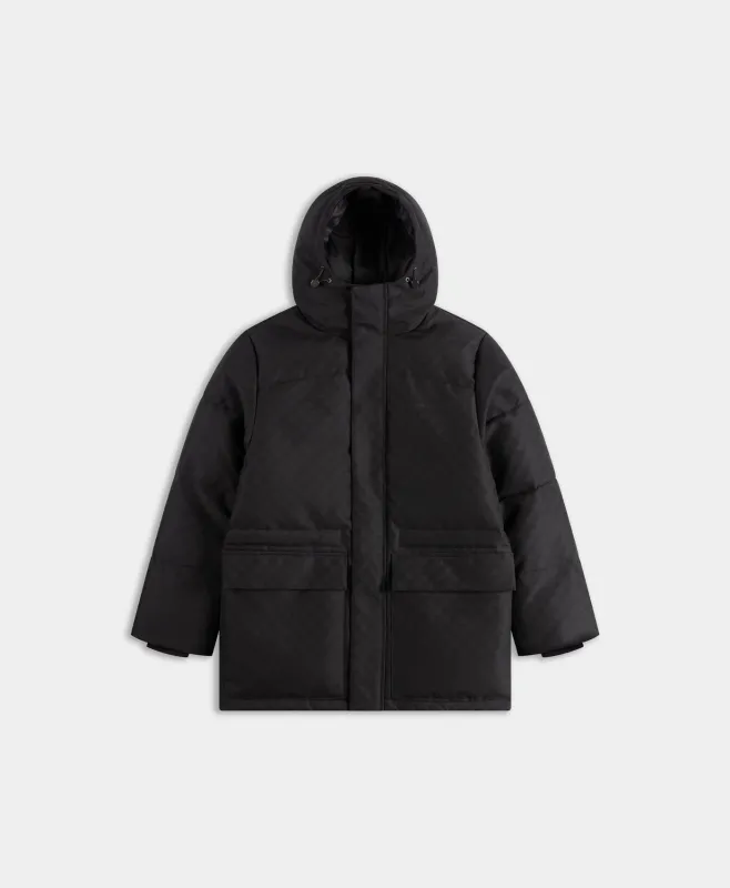 Black Oba Monogram Puffer sold by Daily Paper