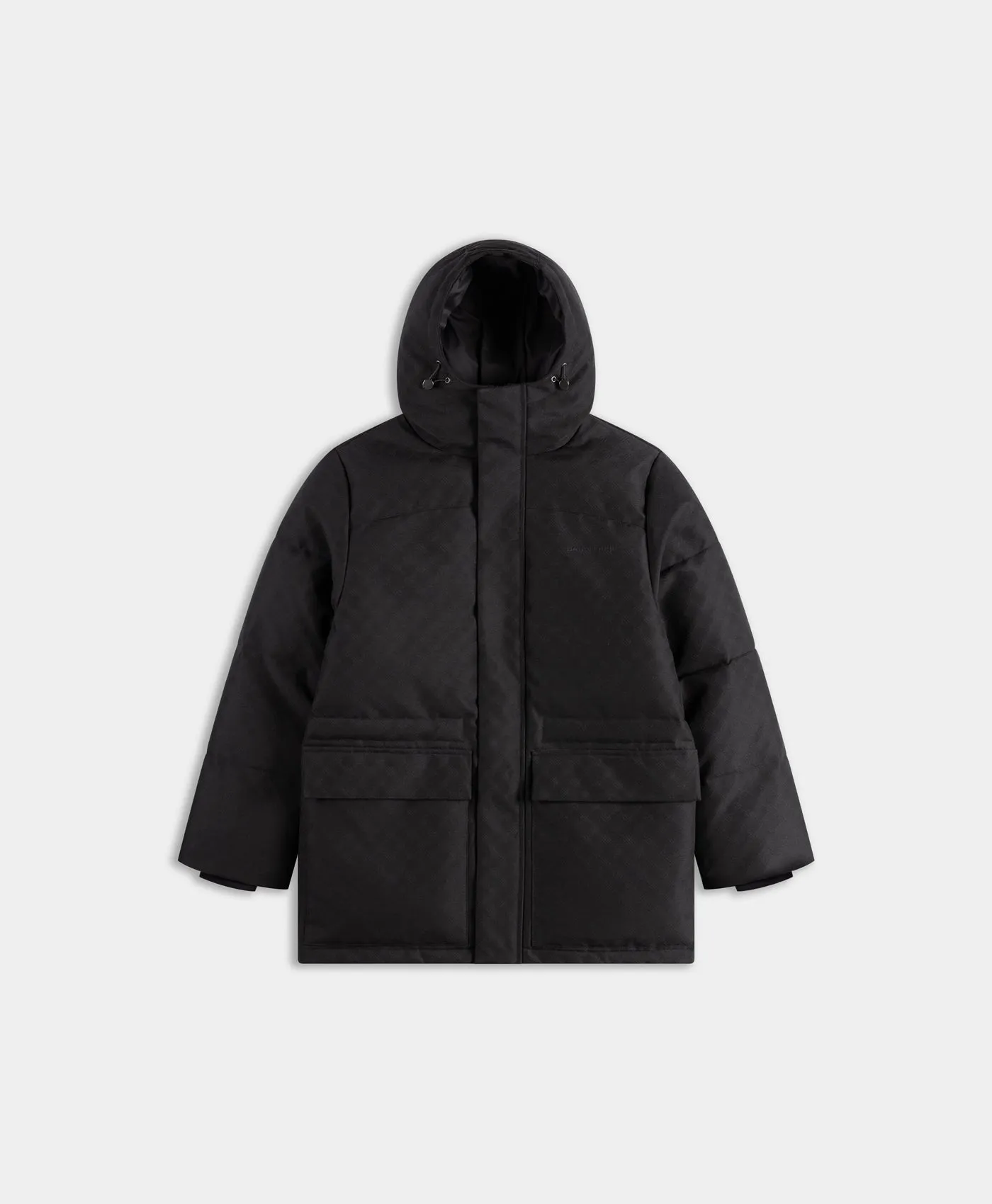 Black Oba Monogram Puffer sold by Daily Paper