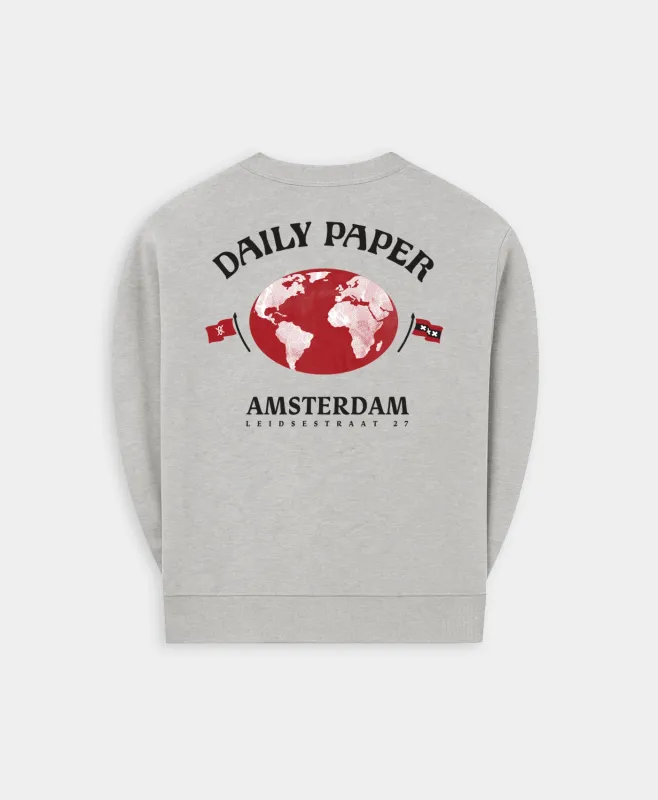 Grey Melange Amsterdam Store Sweater sold by Daily Paper