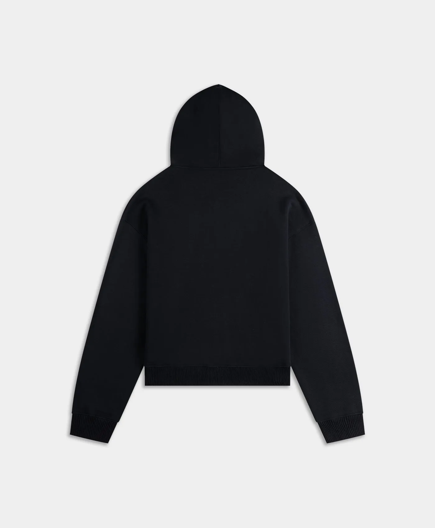 Black Boxy Zip Up Hoodie sold by Daily Paper product image thumbnail 2
