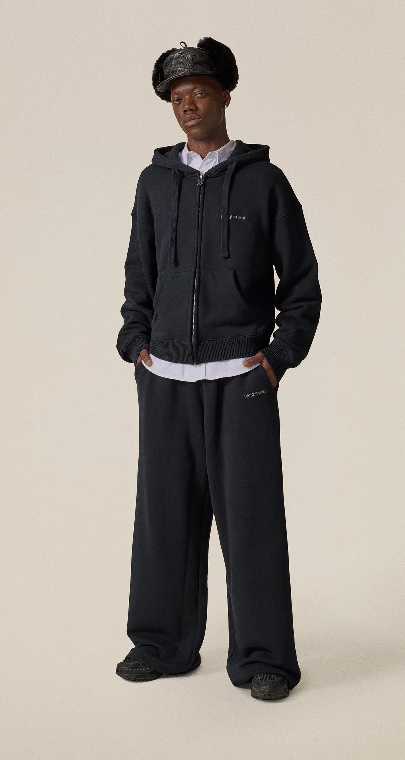 Black Wide Leg Pants sold by Daily Paper product image thumbnail 3