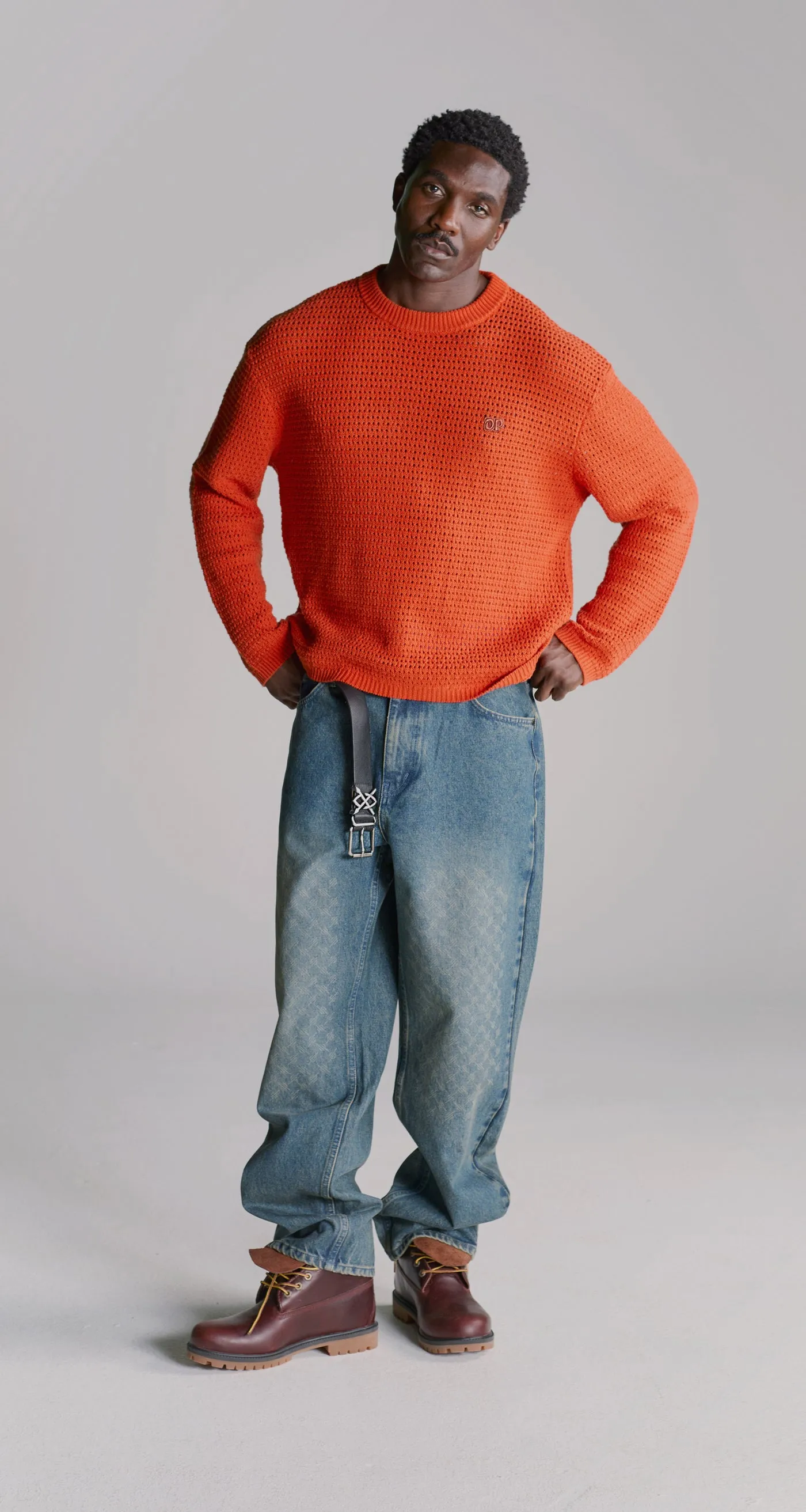 Red Clay Crochet Sweater sold by Daily Paper product image thumbnail 3