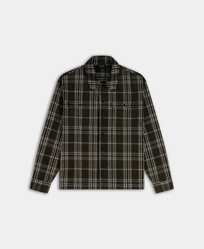 Green Chenille LS Shirt sold by Daily Paper