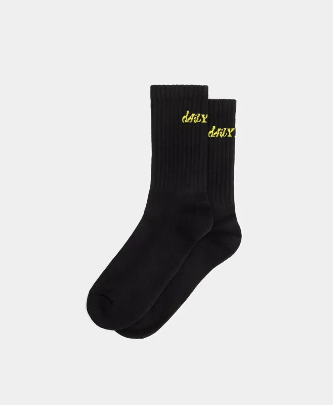 Black Unified Type Socks sold by Daily Paper