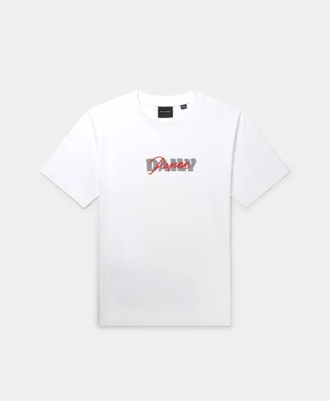 White Overwritten T-Shirt sold by Daily Paper