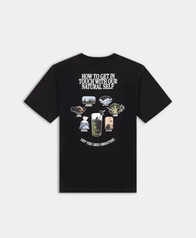 Black Smoothie T-Shirt sold by Daily Paper