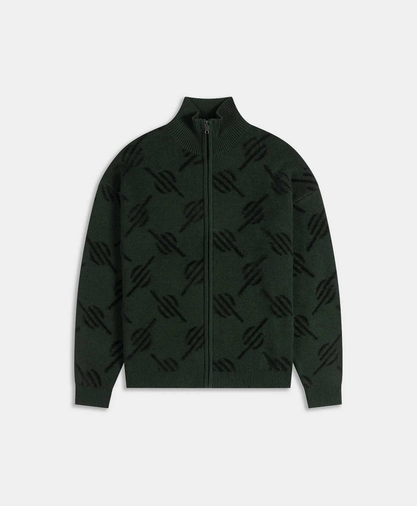 Rosin Monogram Knit Zip Up sold by Daily Paper