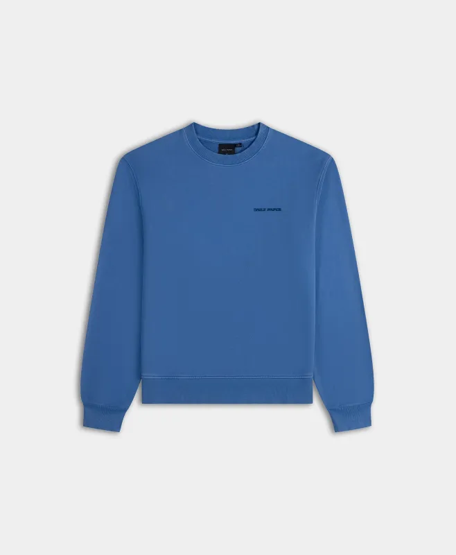 Nouvean Navy Dias Washed Sweater made by Daily Paper