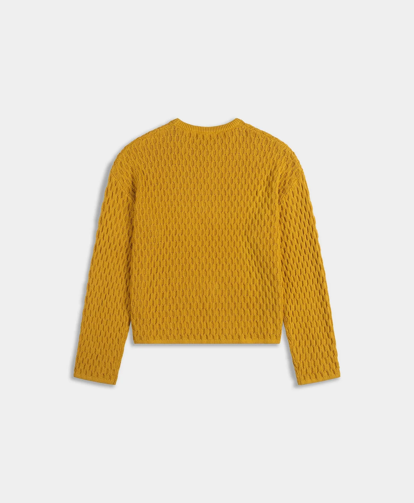 Misted Yellow Dp Badge Flat Knit Sweater sold by Daily Paper product image thumbnail 2
