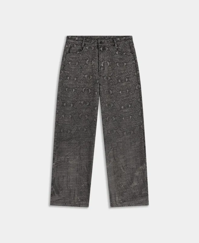 Denim Snake Oversized Jeans sold by Daily Paper