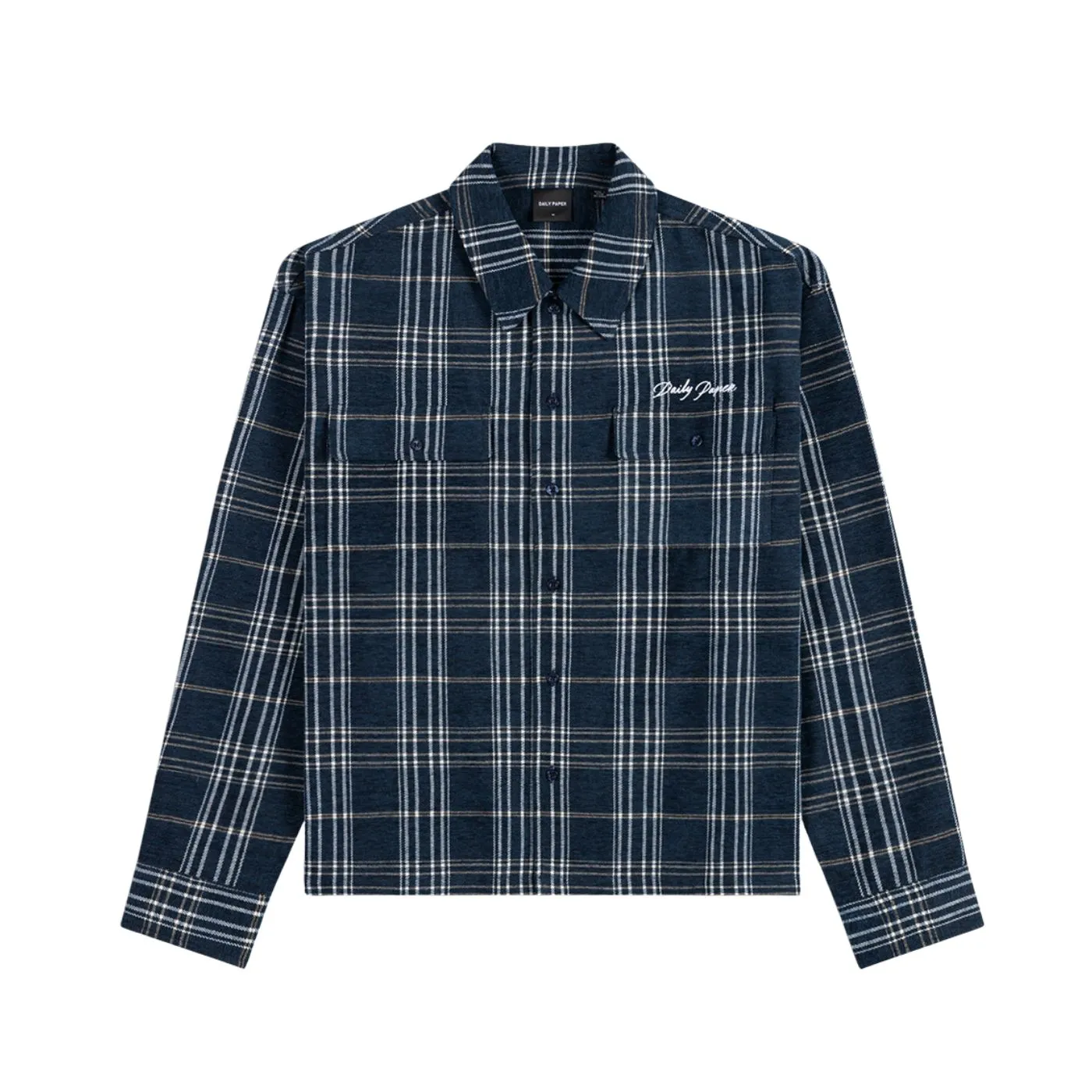 Brilliant Blue Chenille LS Shirt sold by Daily Paper product image thumbnail 4