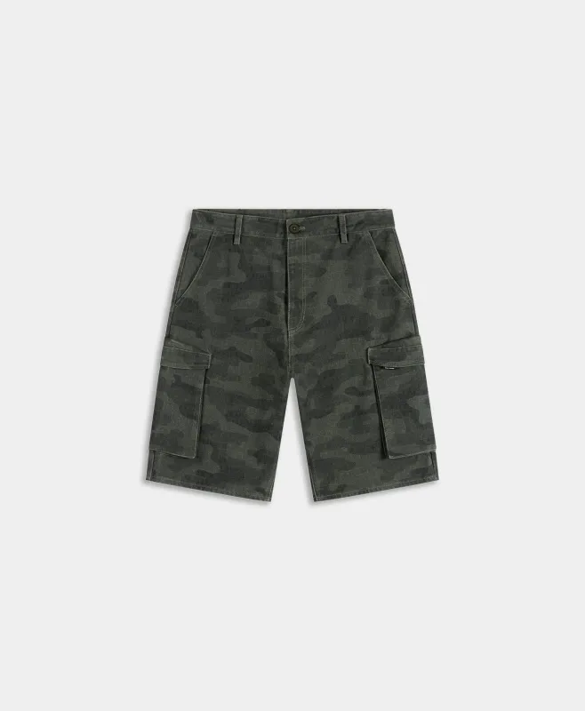 AOP Camo Cargo Shorts sold by Daily Paper