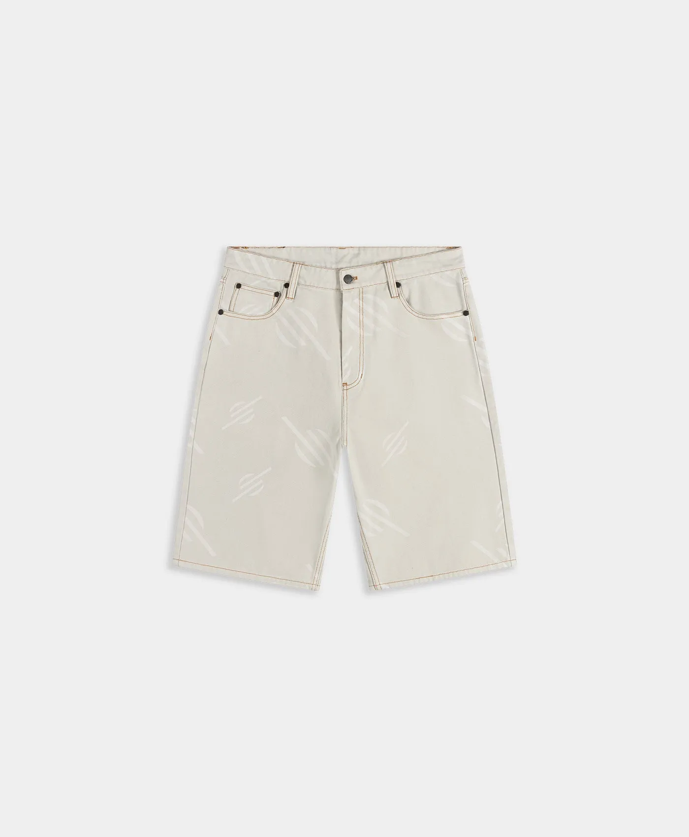 Foggy Dew Monogram Canvas Shorts sold by Daily Paper