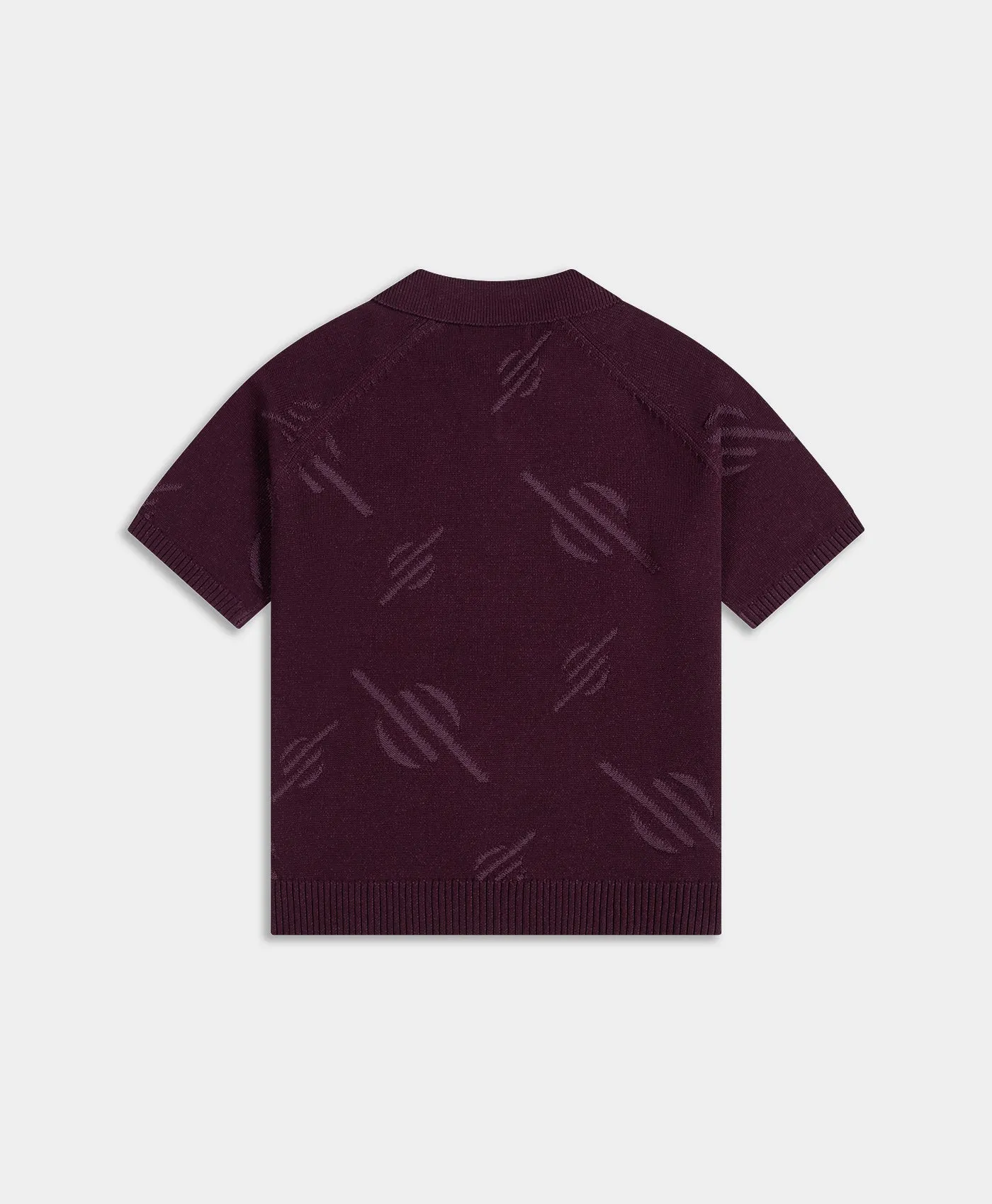 Potent Purple Monogram Polo Knit sold by Daily Paper product image thumbnail 2
