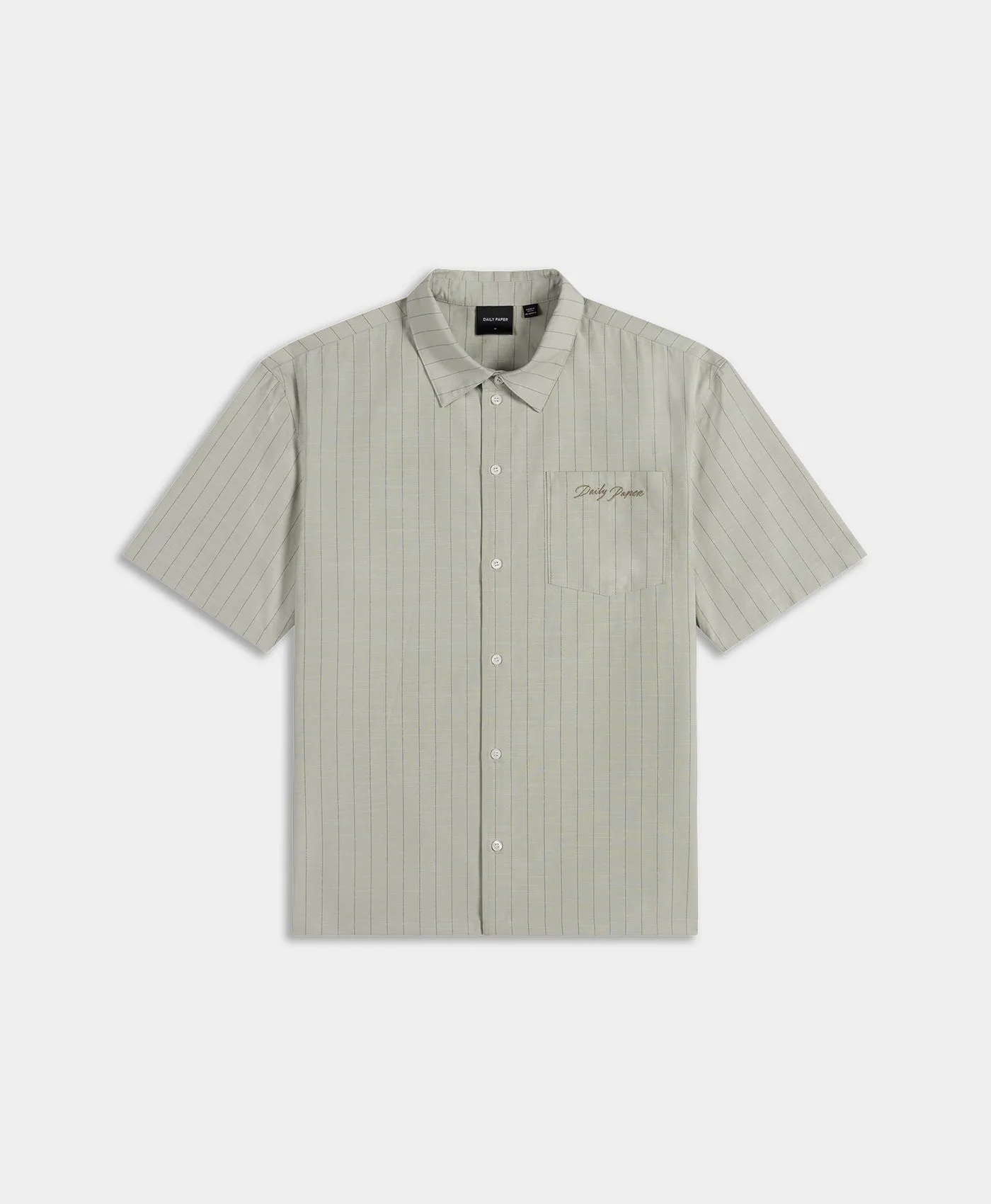 Green Stripe Script Shirt sold by Daily Paper