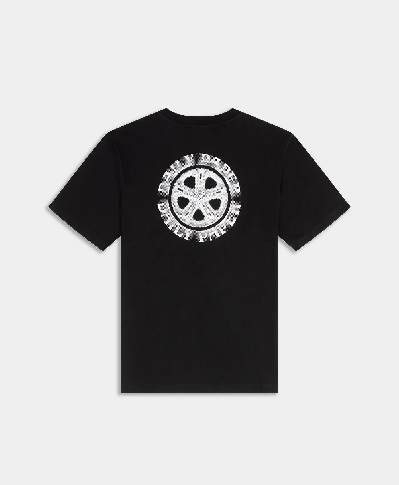 Black Wheel T-Shirt sold by Daily Paper product image thumbnail 2