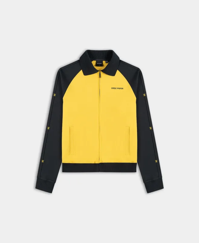 Grey Dias Stacked Colour Blocking Track Jacket made by Daily Paper